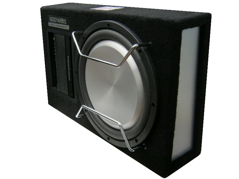 Aktiv Subwoofer flach kompakt CAR 30 cm Bass super Slim 600 Watt S 300A eBay