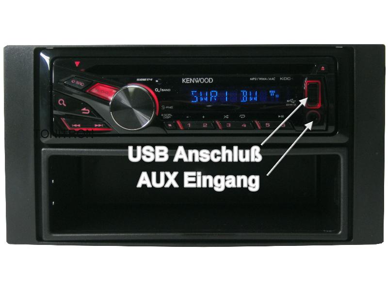 Ford Fusion bis 2008 CD MP3 USB Autoradio Radio Einbau Set