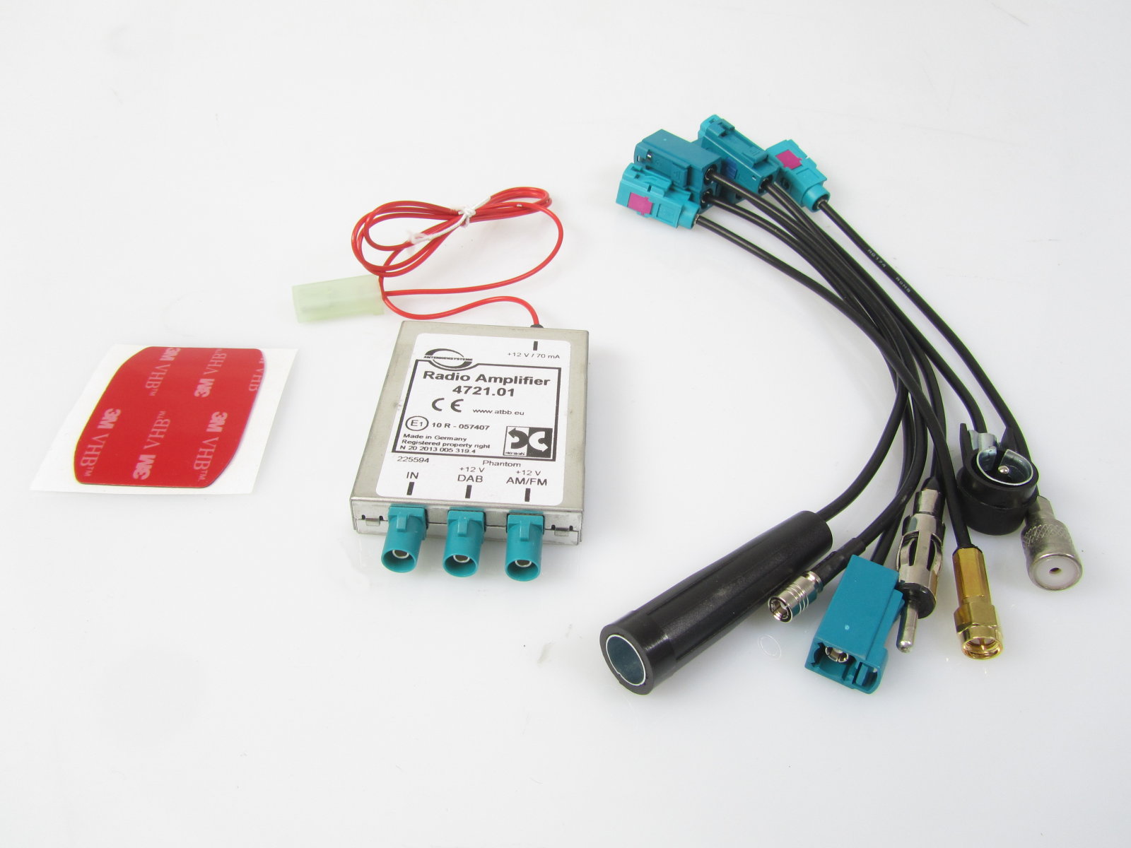 Dietz 41112 Profi DAB/FM-Splitter – DIN ISO, Fakra, SMA, SMB – Buchse + Stecker