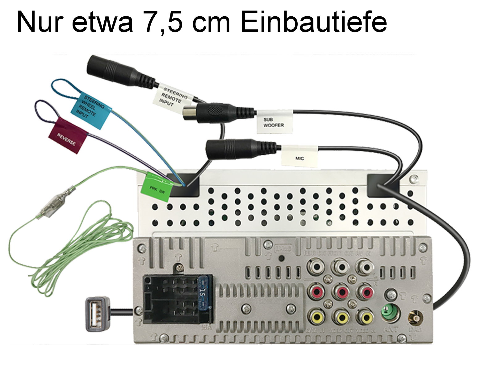 Kenwood DMX7018DABS USB Bluetooth CarPlay Android Auto DAB+ geringe
